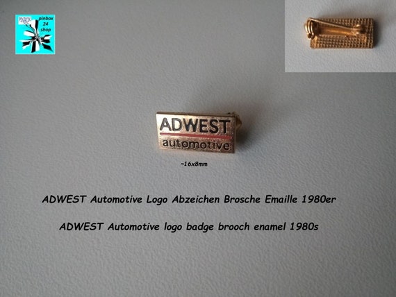 Enamel brooch by ADWEST Automotive