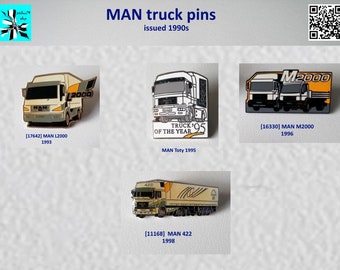 Experience the nostalgia of the 90s with MAN Truck Pins