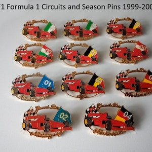 F1 Race Track Pins - Your Pole Position!