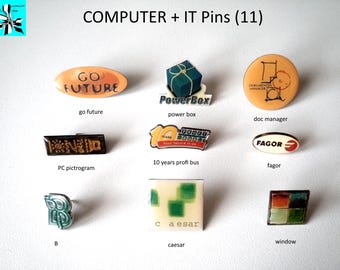 Computer +  IT Pins (11) 1990s/2000s -  choose now :-)