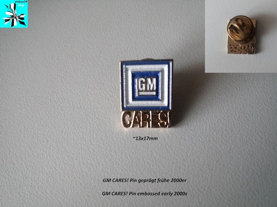 GM CARES The pin with a past!