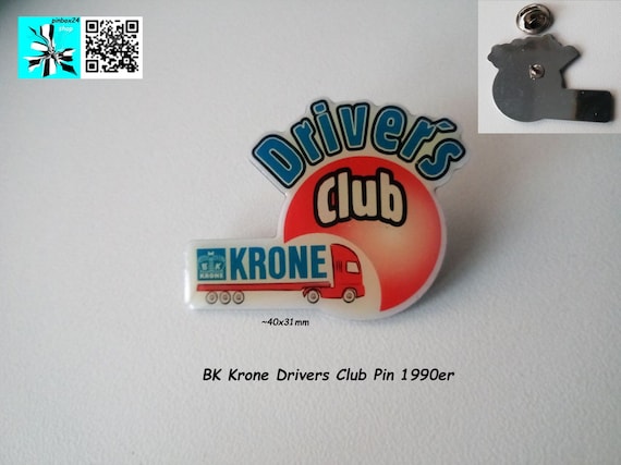 BK Krone Drivers Club Pin - Trucker