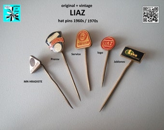 Rare LIAZ Pins - 60s/70s Icon
