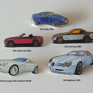Mercedes-Benz SLR & SLK Pins – Choose Your Classic!