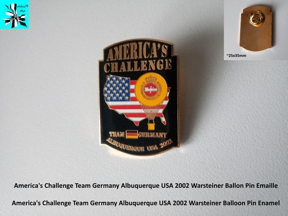 High above the clouds - America's Challenge 2002 Pin