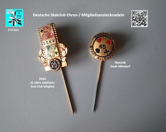 Exclusive Skat Club Honor Pins – A Piece of Gaming History!