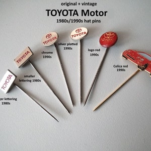 Toyota Logo Pins - Classics of the 80s and 90s!