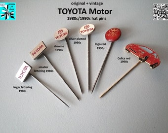 Toyota Logo Pins - Classics of the 80s and 90s!