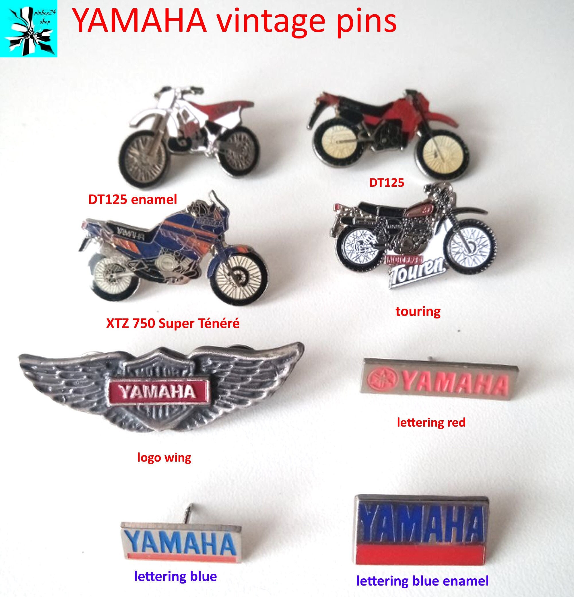 Discover the new world of Yamaha motorcycle pins of the 90s - Etsy ...