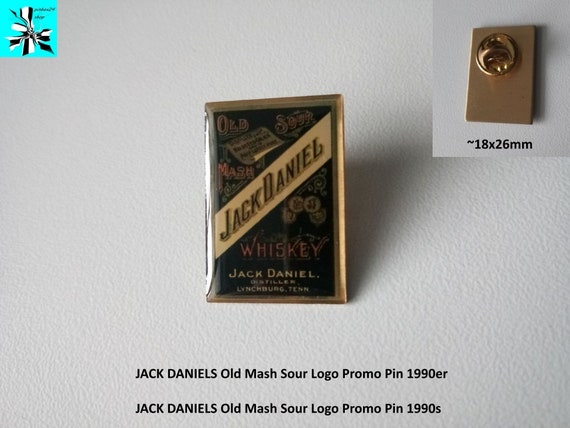 Collectible: Jack Daniel’s Old Mash Sour Logo Pin from the 1990s!