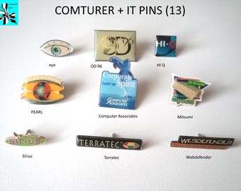 Computer +  IT Pins (13) 1990er -  choose now :-)
