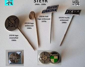 STEYR / FIAT, PUCH Badges - Choose Your Collectible!