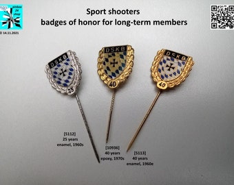 Badges of honor for longtime sports shooters - DSKB