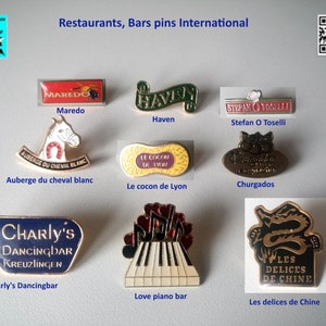 Restaurant and Bar Pins - A Touch of International Flair!