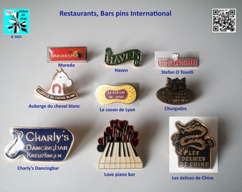 Restaurant and Bar Pins - A Touch of International Flair!