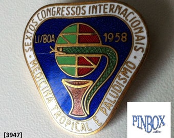 Tropical Medicine Brooch - A Piece of History from Lisbon 1958!