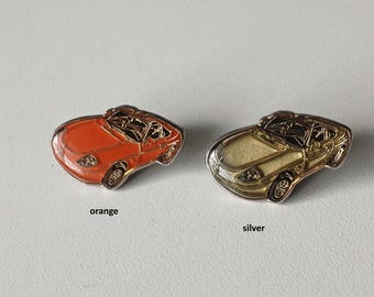 Fiat Barchetta Pin | Rare Collector's Item in Orange or Silver