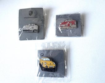Porsche Pin – Boxster & 911 Carrera Event Pins 2004 – factory sealed