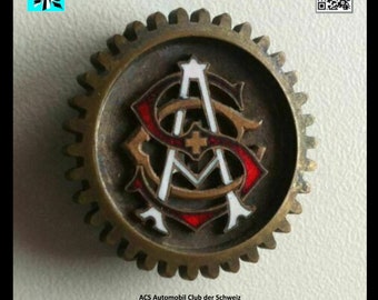 Historic Elegance: ACS Badge circa 1900