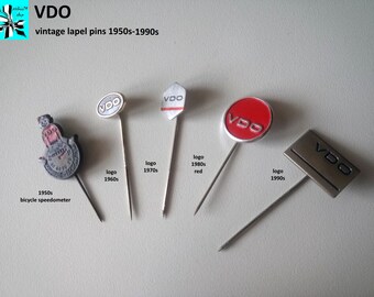 VDO pins - a piece of history