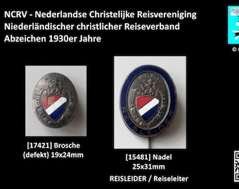 Authentic 1930's NCRV badge