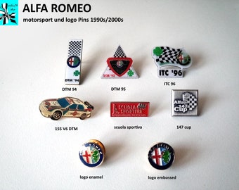 Secure these Alfa Romeo Motorsport pins - collector's items