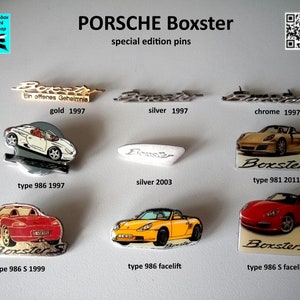 Porsche Boxster Special Edition Pins - Unique and Exclusive!