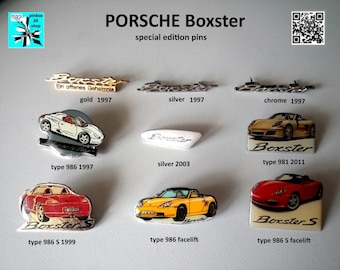 Porsche Boxster Special Edition Pins - Unique and Exclusive!