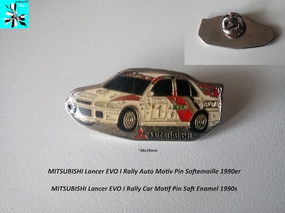 Cool pin for rally fans: Mitsubishi Lancer EVO I