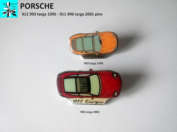 Porsche 911 targa press pins - Unique collectibles