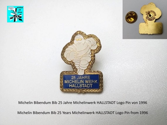 Roll with history, Michelin anniversary pin!