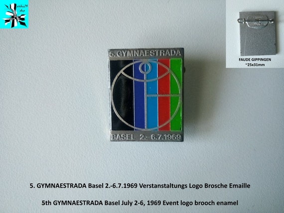 GYMNAESTRADA Basel 1969 brooch