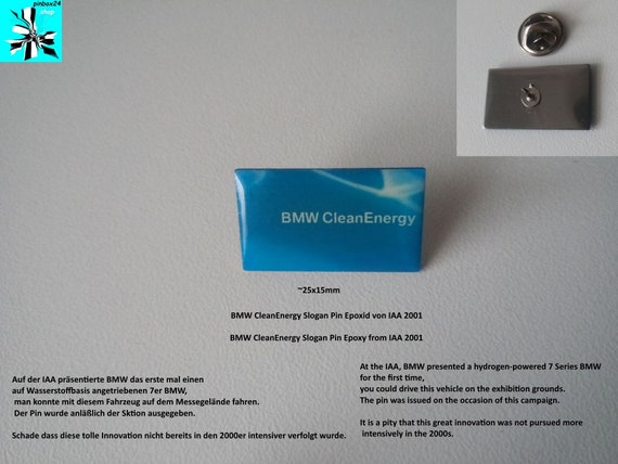 Pin with message: BMW CleanEnergy