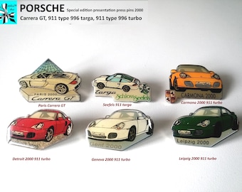 Porsche press pins: rarities from 2000