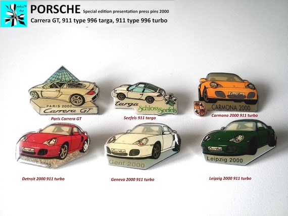 Porsche press pins: rarities from 2000