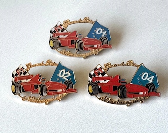 F1 Nurburgring pin – soft enamel EU‑flag collectible (2001–2004)