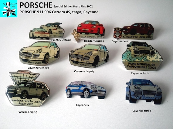 Porsche Press Pins 2002 - witnesses of a historic era