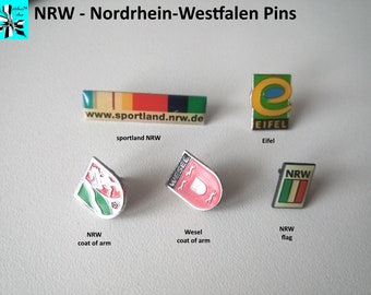 North Rhine-Westphalia Promo Pins - Choose Your Favorite!