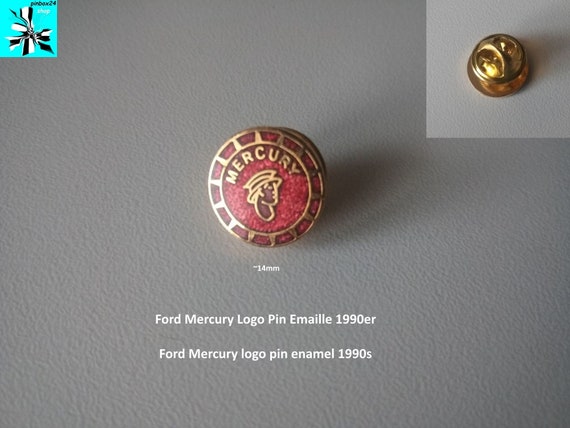 Ford Mercury logo pin enamel 1990s