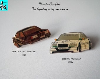 Mercedes-Benz DTM Pins - Two legendary racing cars to pin on