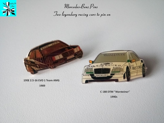 Mercedes-Benz DTM Pins - Two legendary racing cars to pin on