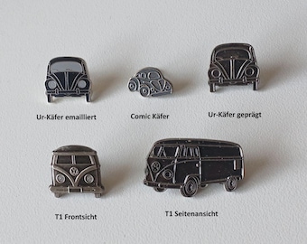 VW Icon Pins to Choose – Beetle & Bus Anniversary Motif Badges