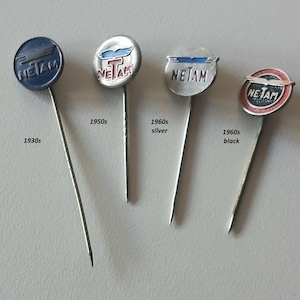 Vintage N.V. NETAM Lapel Badges – Choose Your Historic Engineering Logo!