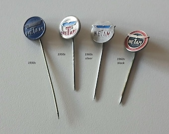 Vintage N.V. NETAM Lapel Badges – Choose Your Historic Engineering Logo!