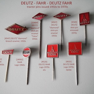 DEUTZ FAHR Pin - Vintage Tractors