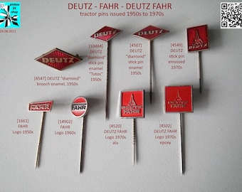 DEUTZ FAHR Pin - Vintage Tractors