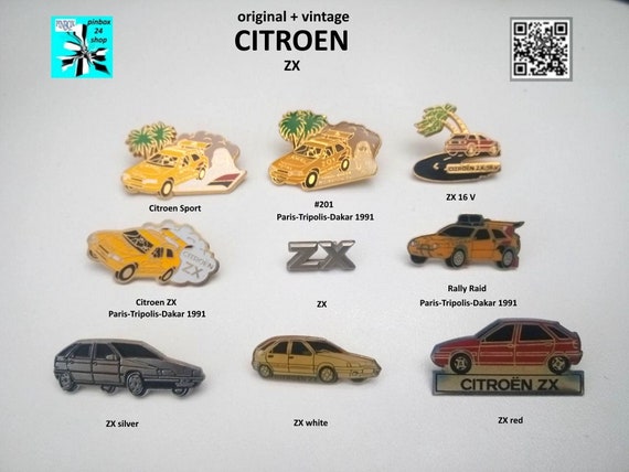 CITROEN ZX, Sport, Rally Paris-Tripoli-Dakar pins 1990s - select