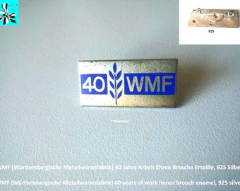 WMF 40 Years Brooch - A Symbol of Loyalty!