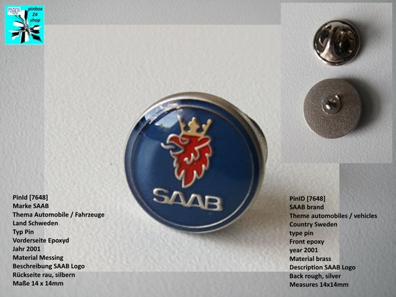 Discover the History: SAAB Automobile Pins From the 1990s to 2001