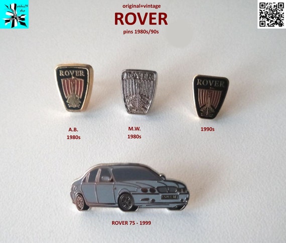 ROVER logo Viking ship / 75 motif pins - select